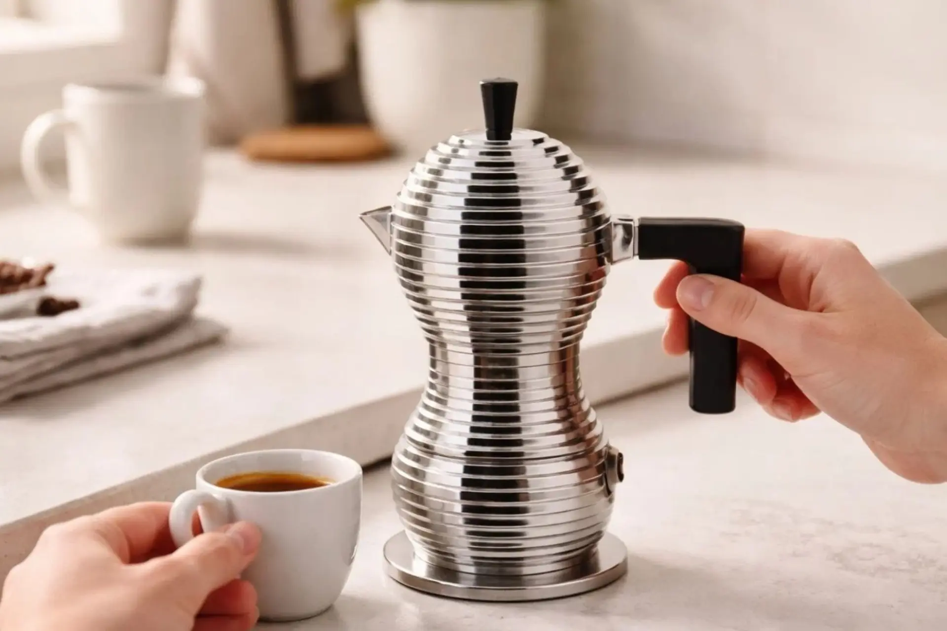 Alessi Pulcina Espresso Coffee Maker, photo 3 of 3