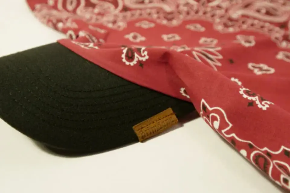Brimdana Maroon Black Hat 3
