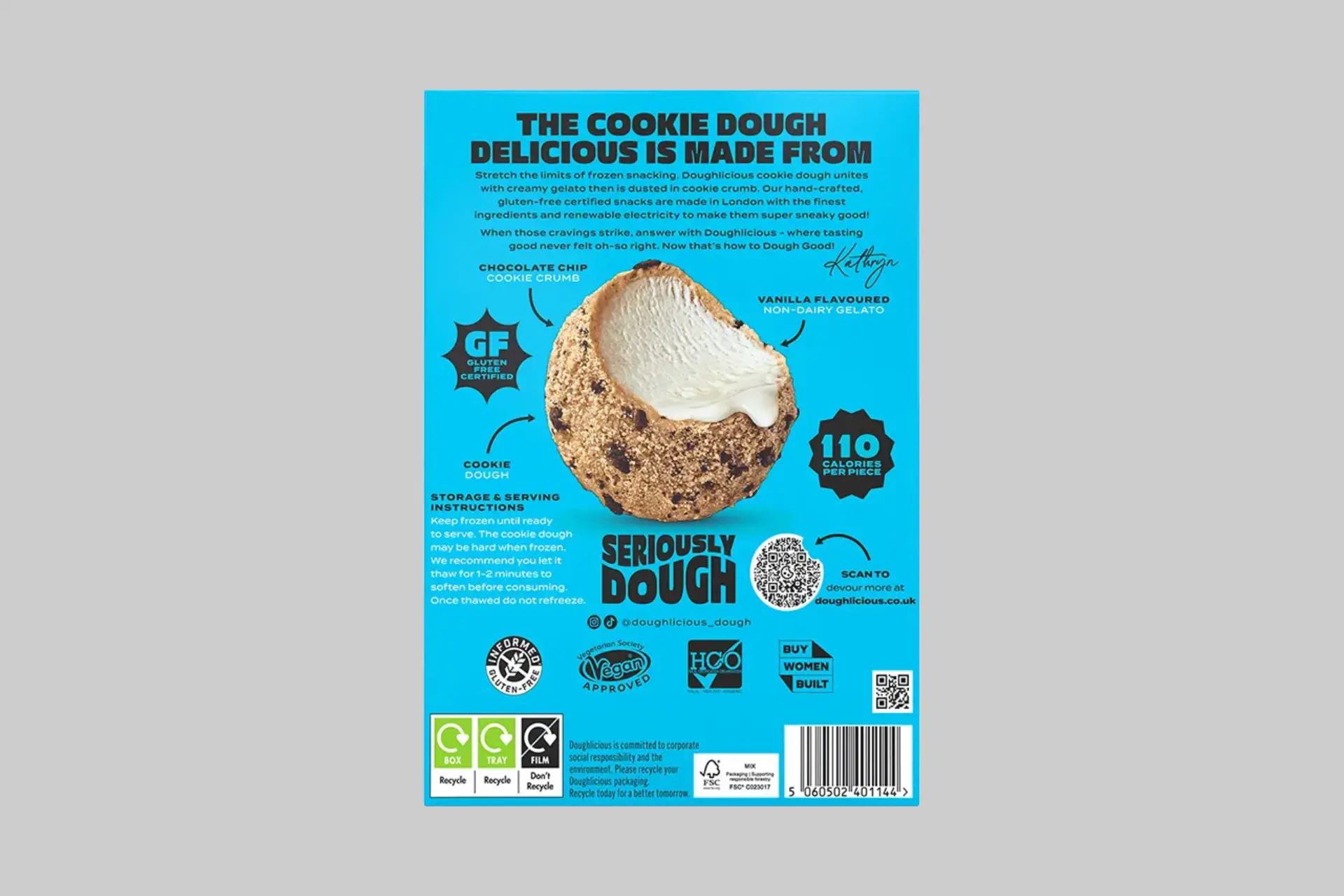 Doughlicious Ready to Bake Cookie Dough 3