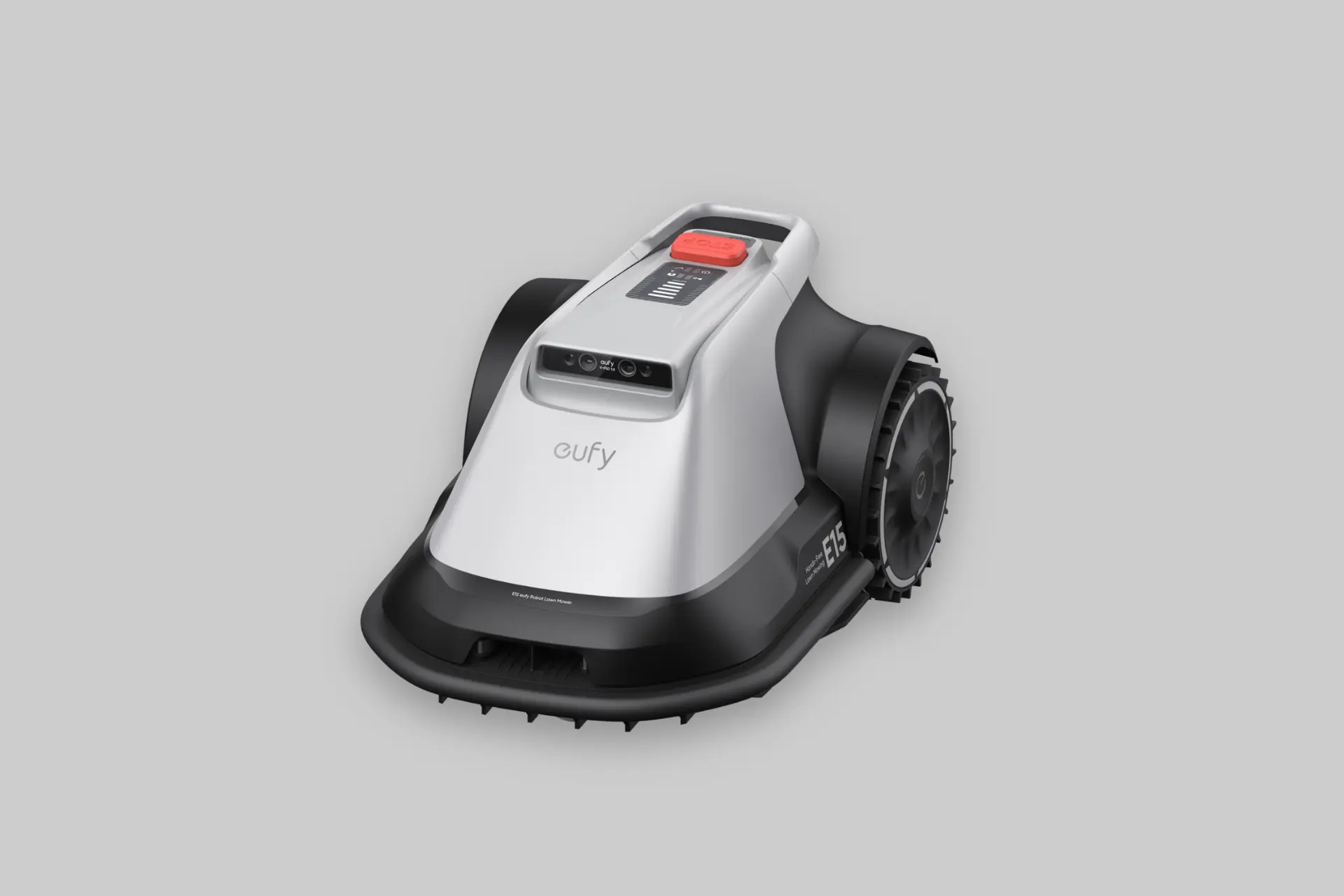 eufy Robot Lawn Mower C15 autonomously mowing a residential lawn using AI vision navigation without boundary wires. - Product Review