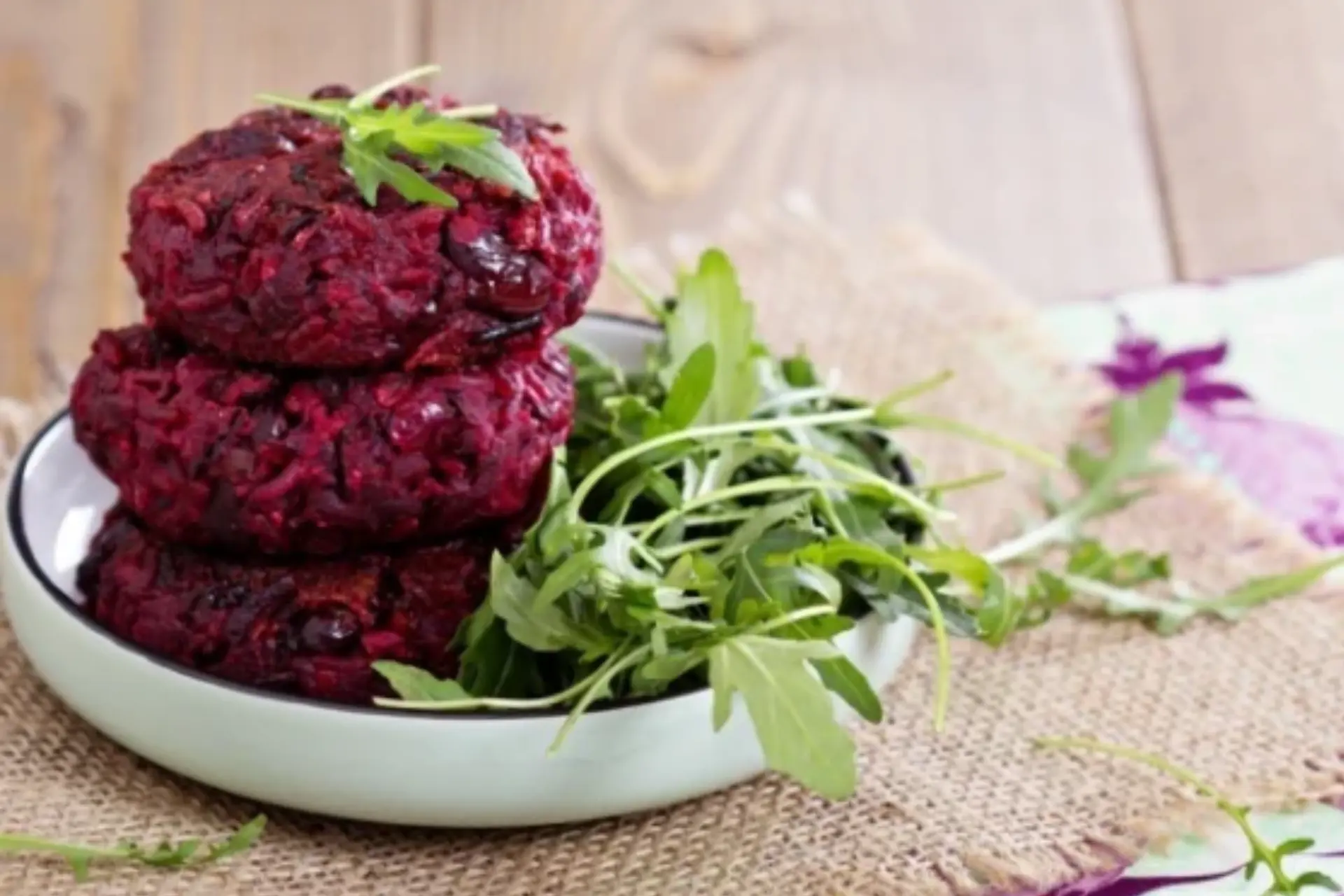 Hey! Hunger Roasted Beets & Walnuts Tikka Patty 3