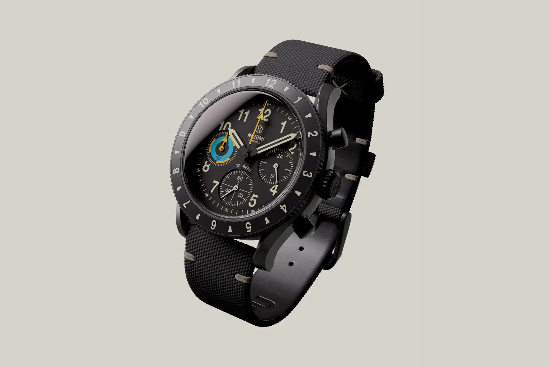 Nezumi Corbeau Chronograph Watch 2