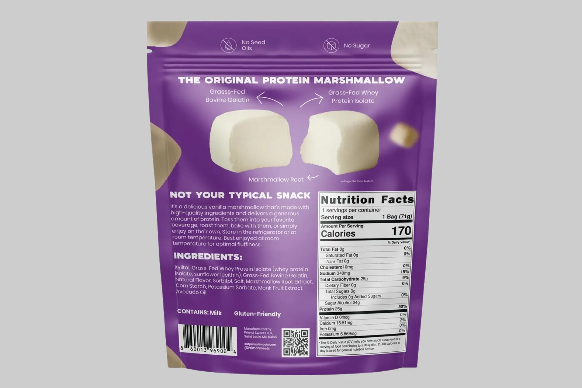 Primal Sweets Vanilla Protein Marshmallows 2