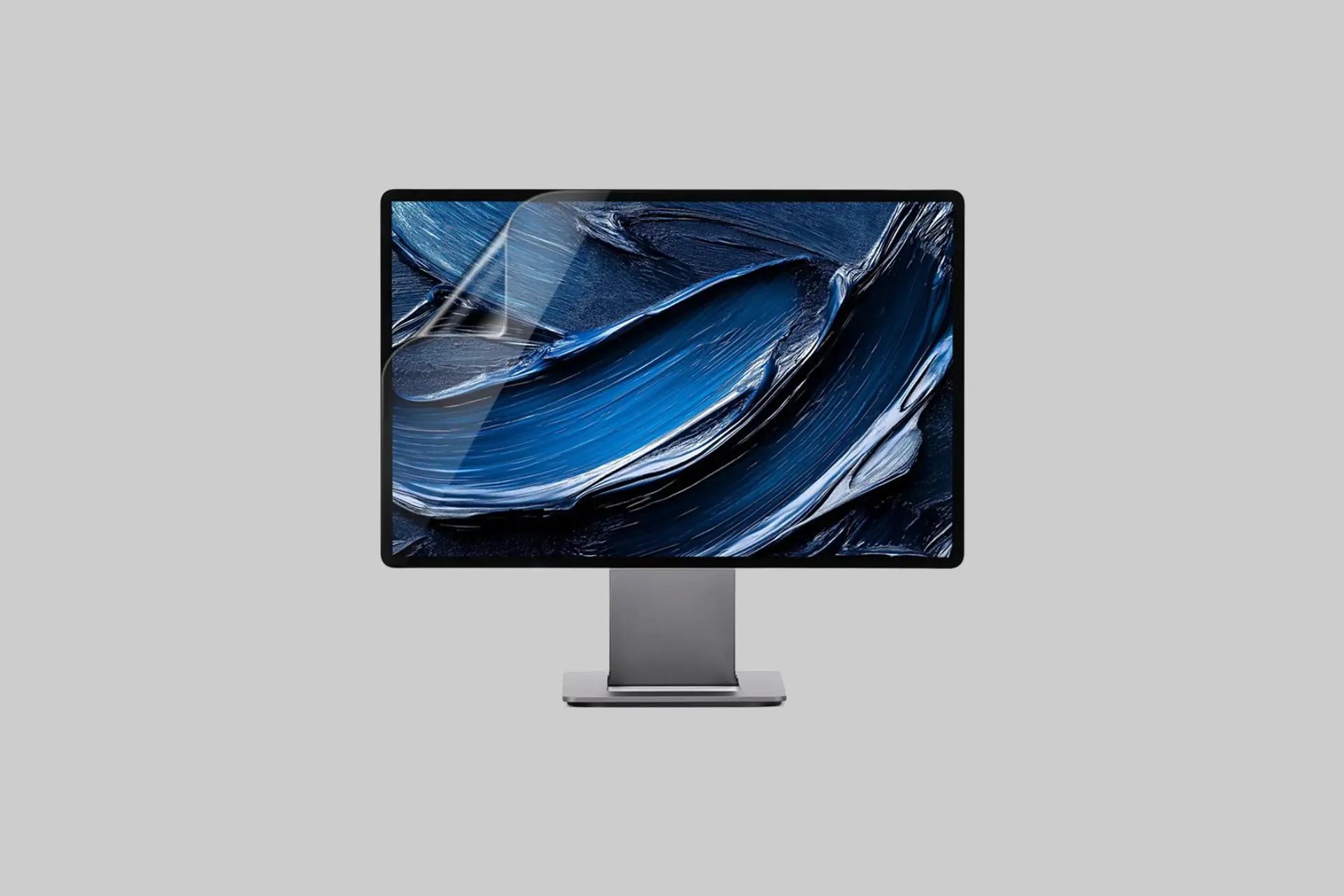 The SOTSU FlipAction Pro 16" Gen 2 portable monitor in Universe Black, shown from the front with its even-bezel design, and from the side showing its ultra-thin 0.5-inch profile.