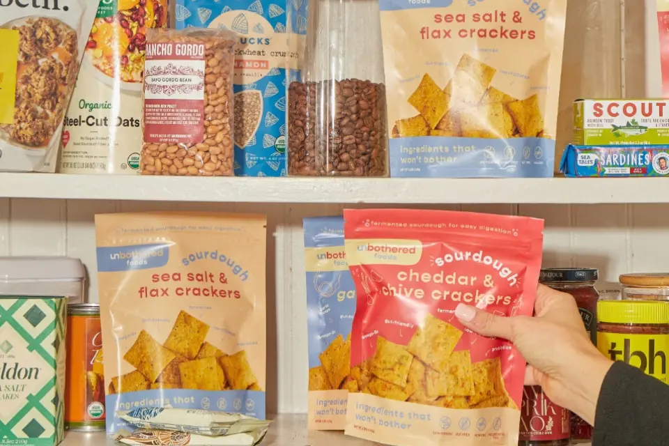 Unbothered Foods Sourdough Crackers 2