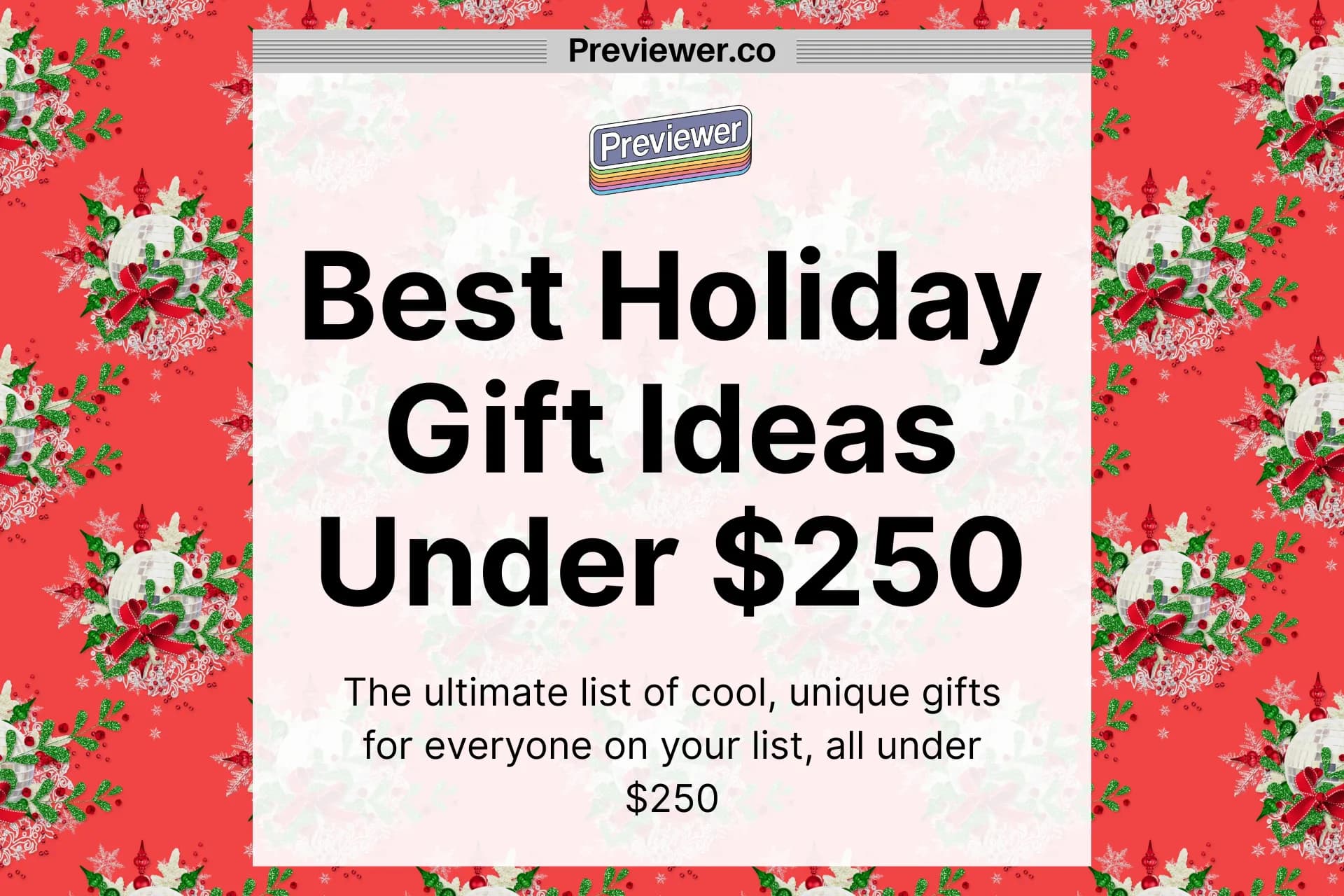 15 Gift Ideas Under $250 From Brands You Haven’t Heard Of (Yet)