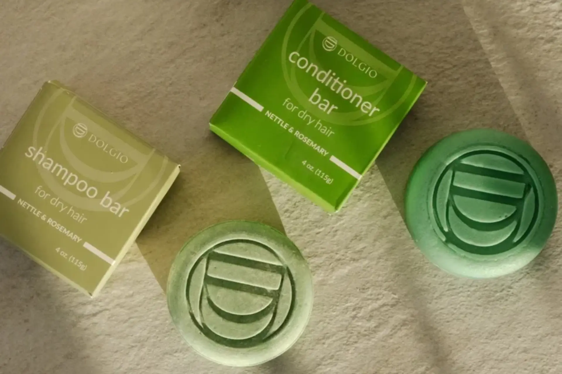 Dolgio Nettle & Rosemary Shampoo & Conditioner Bar 4