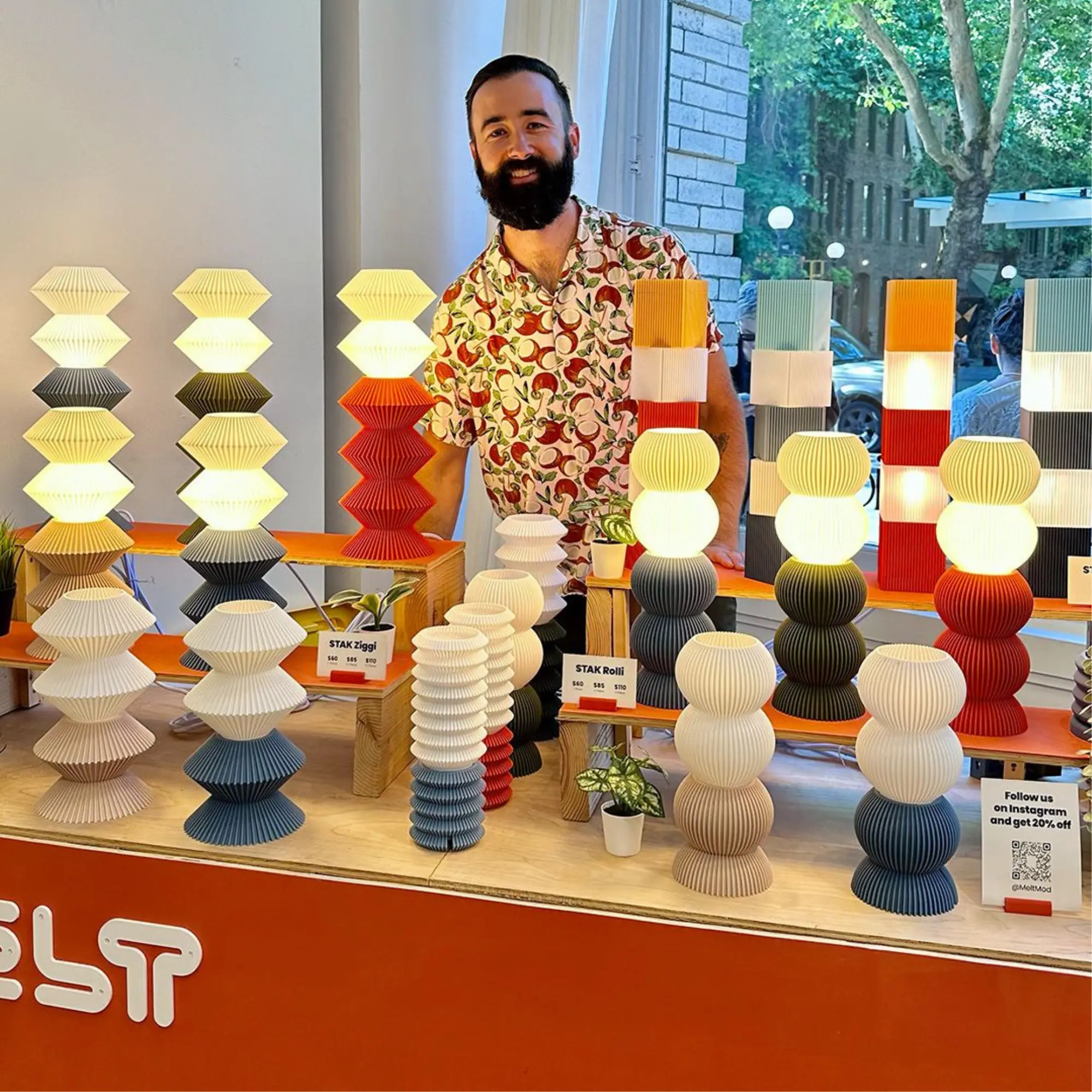 He Turned a 3D-Printed Lamp Hobby into a Home Décor Brand