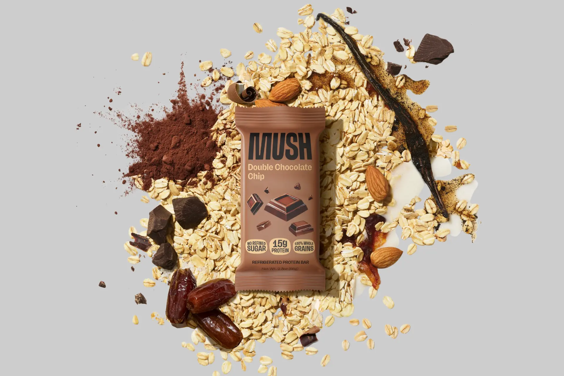 Mush Double Chocolate Chip Protein Bar 2